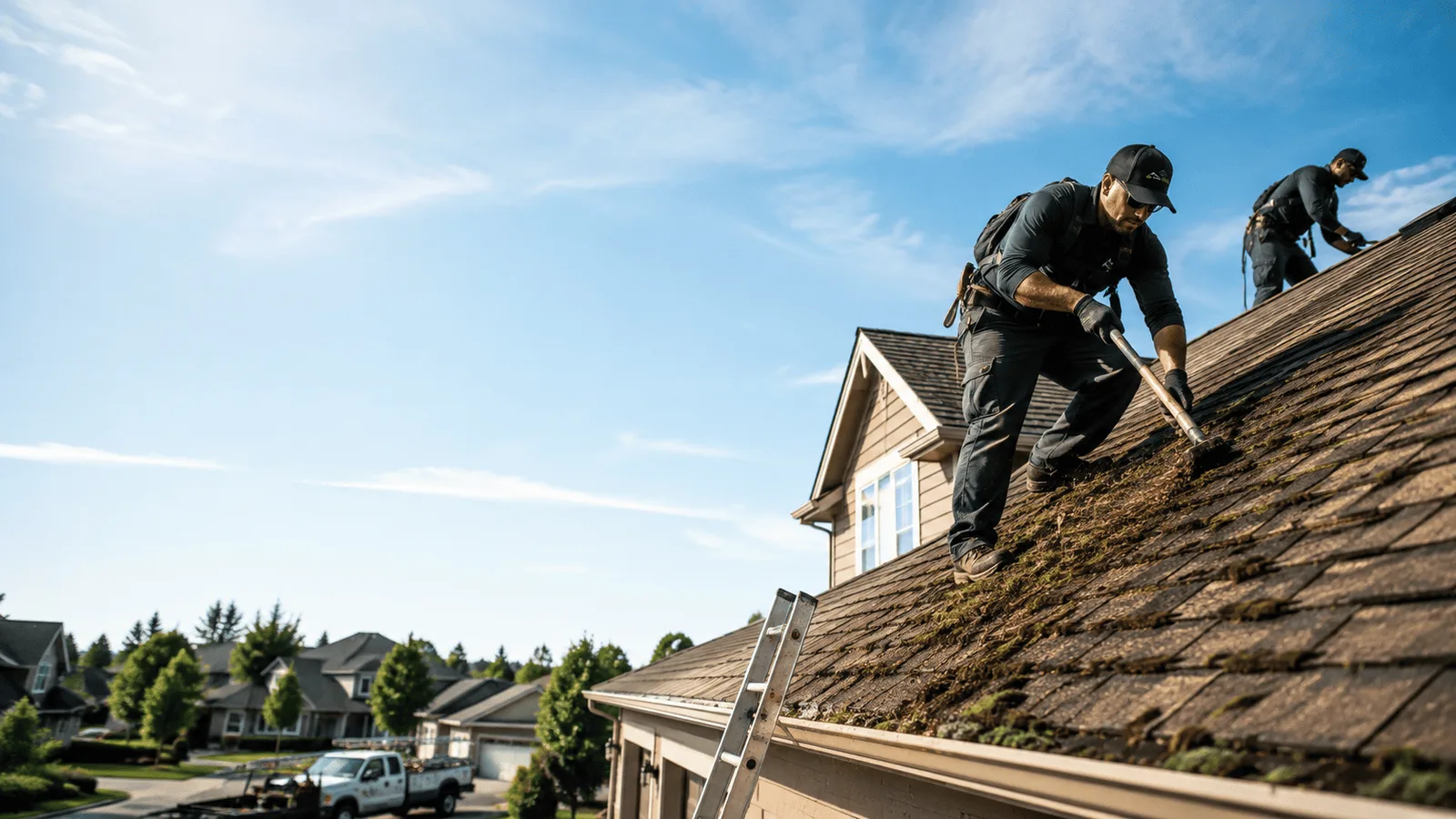 Roof Moss Removal in Lakeview, OH near me